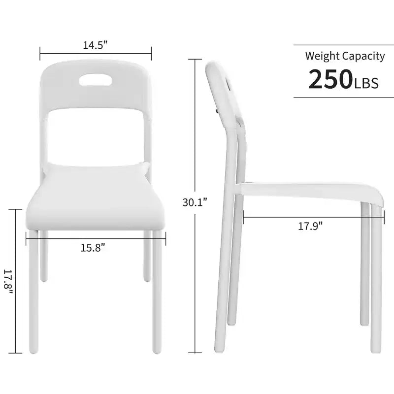 Chaises de salle à manger, chaises de cuisine empilables