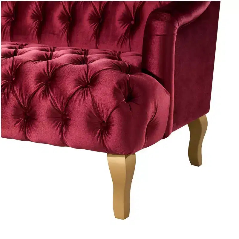 Canapé moderne en velours de style médiéval