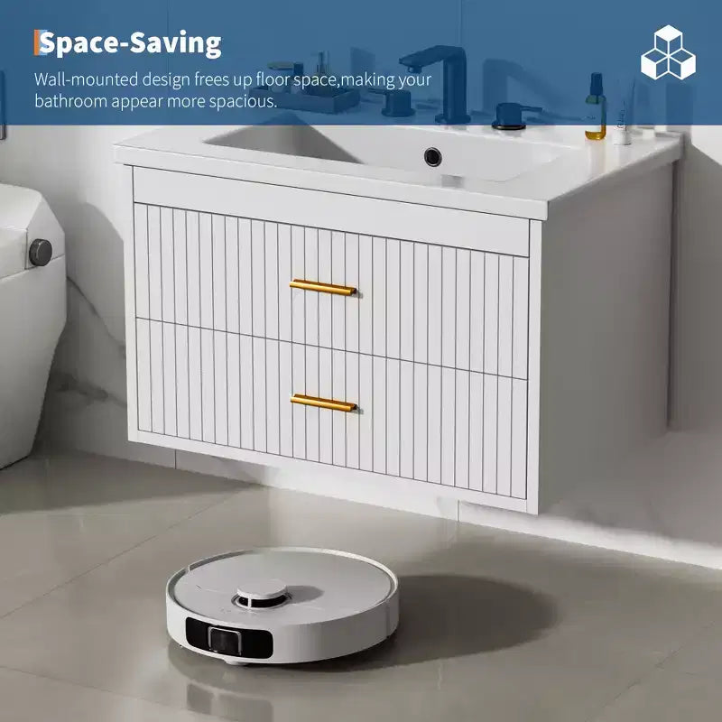 Meuble-lavabo suspendu