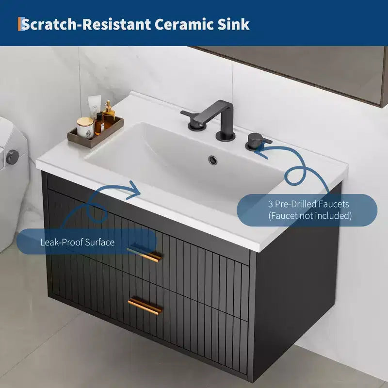 Meuble-lavabo suspendu