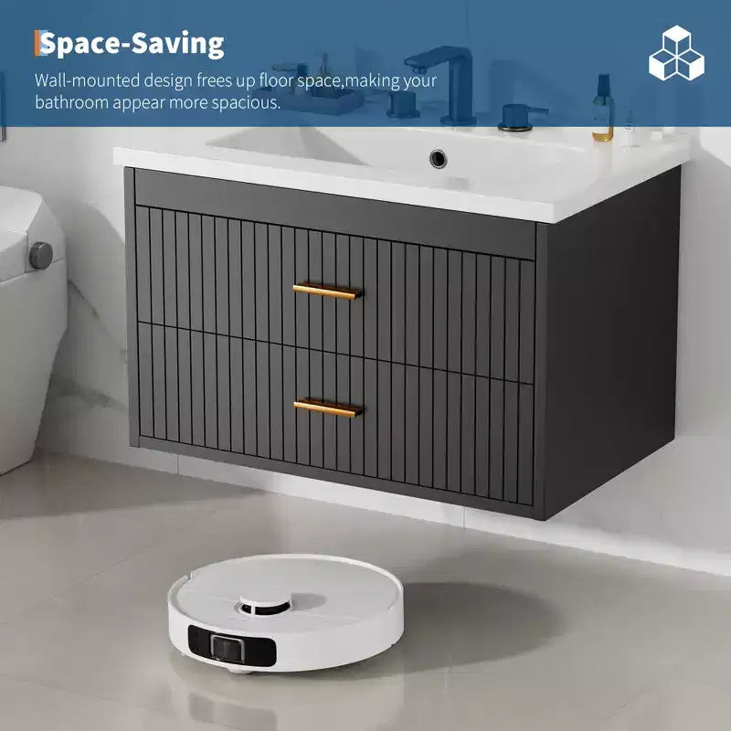 Meuble-lavabo suspendu