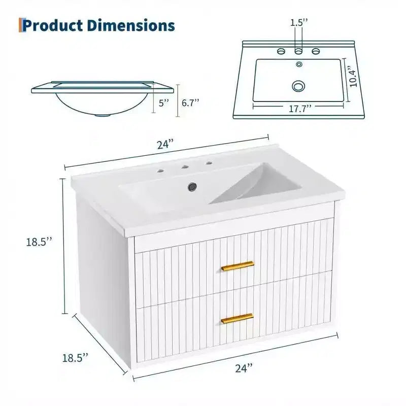 Meuble-lavabo suspendu