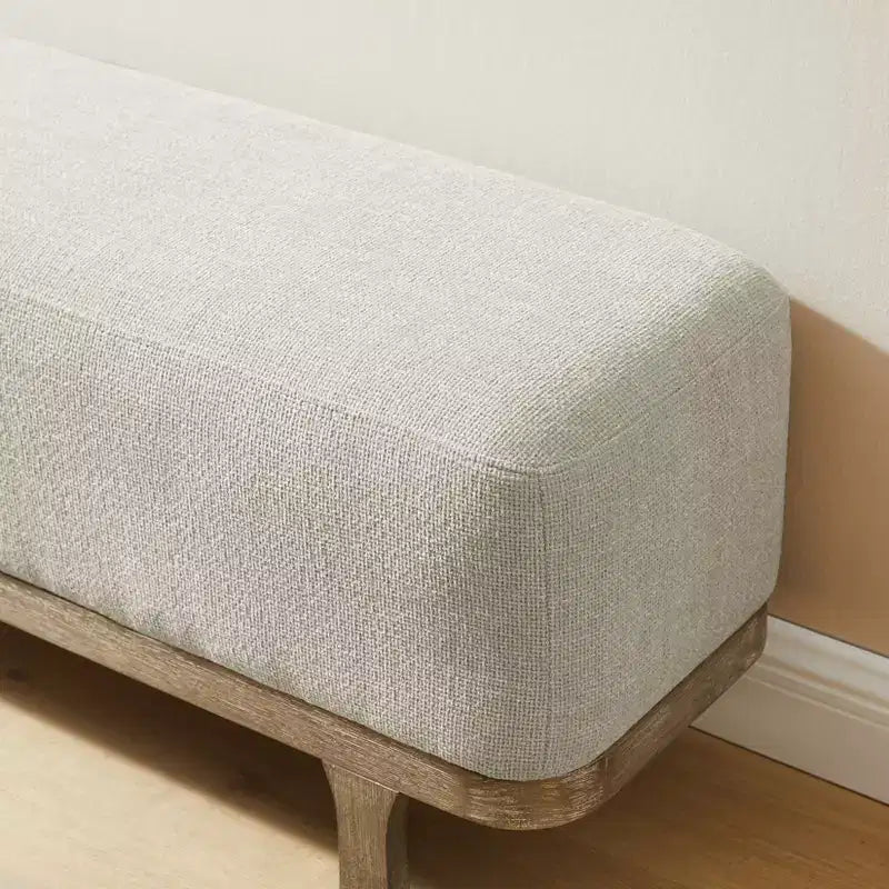 Tabouret moderne en tissu rembourré