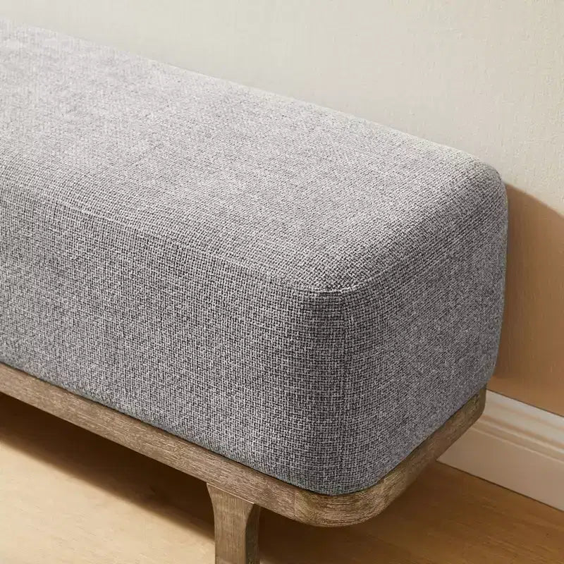 Tabouret moderne en tissu rembourré