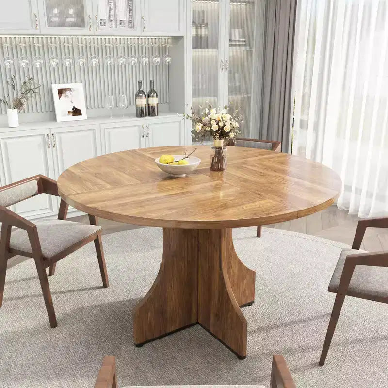 Les tables à manger rondes sont parfaites pour les petits appartements et les coins repas.